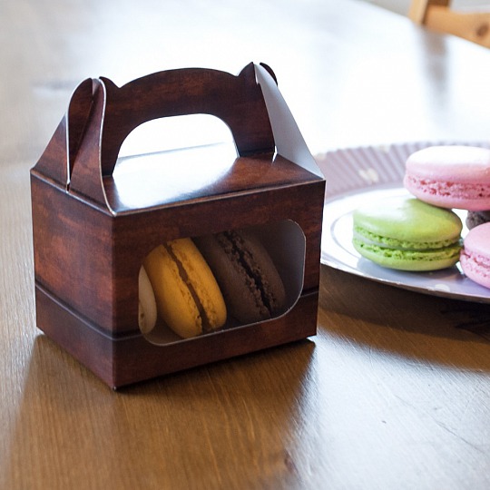 Krabička na makrónky - WoodBox - K12-5054-01