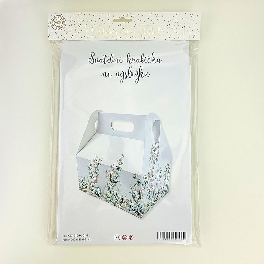 Svadobná krabička na výslužku (balenie 8ks) - K57-2199A-01-8