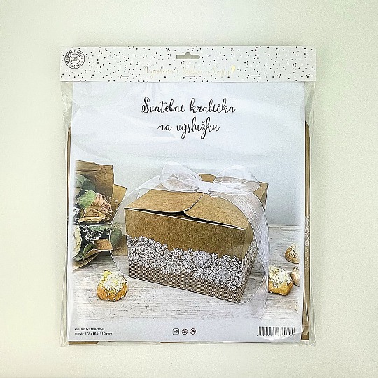 Svadobná krabička na výslužku (balení 8ks) - K67-2168-10-8