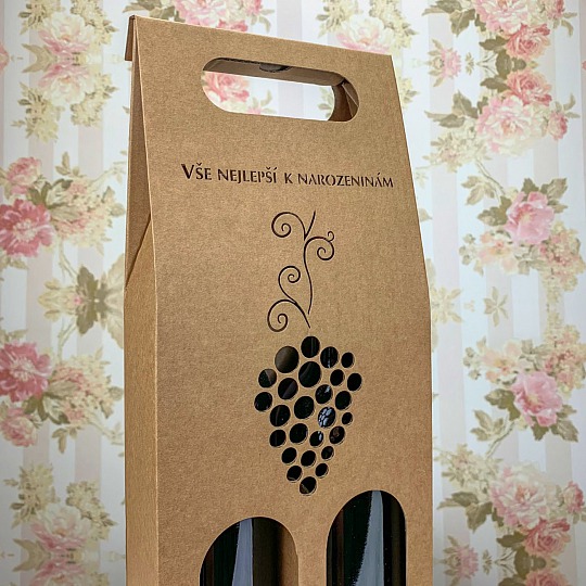 Darčeková krabica na dve vína - K71-5002-90