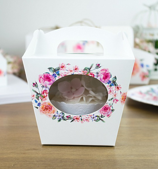 Svadobná krabička na cupcake - K11-2089-01