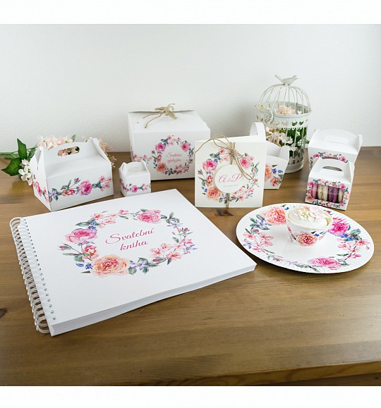 Svadobná krabička na cupcake - K11-2089-01