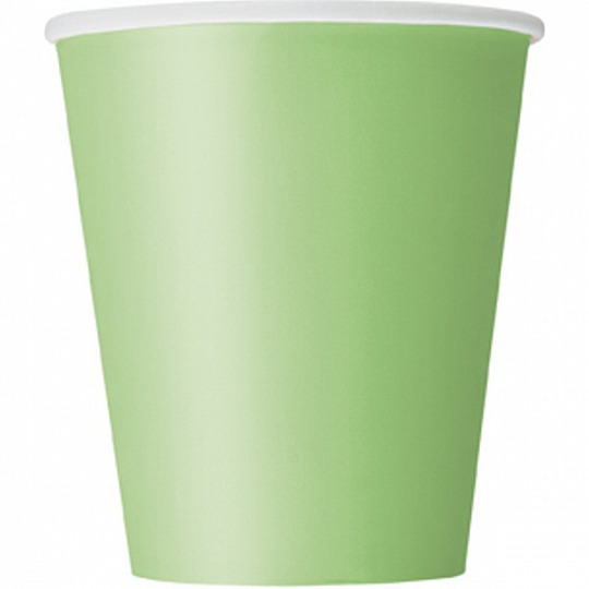 Papierový pohárik Lime green (14ks) - KL5204