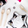 Drevené príbory - Wooden cutlery, mix (18 ks) - PB001