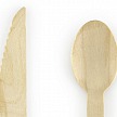Drevené príbory - Wooden Cutlery, mix (18 ks) - PB002