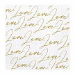 Obrúsky - Napkins Love, white (20 ks) - UB105