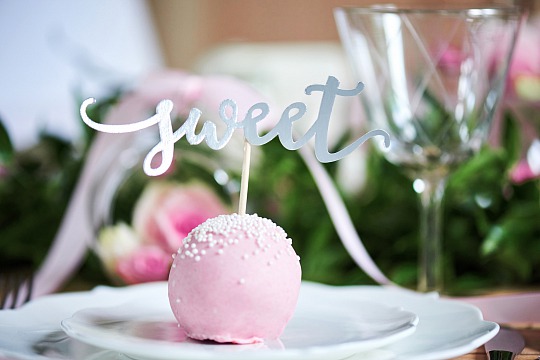 Zápich - Cupcake toppers Love, silver (6 ks) - ZP4002