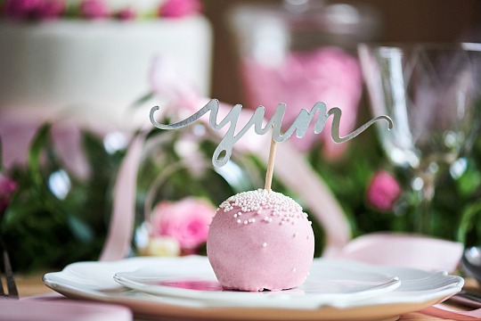 Zápich - Cupcake toppers Love, silver (6 ks) - ZP4002