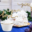 Zápich - Cupcake toppers Love, gold (6 ks) - ZP4003
