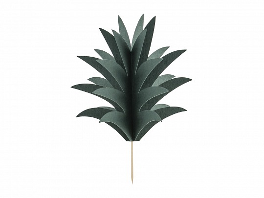 Zápich - Cupcake toppers Aloha - Pineapple (6 ks) - ZP4004