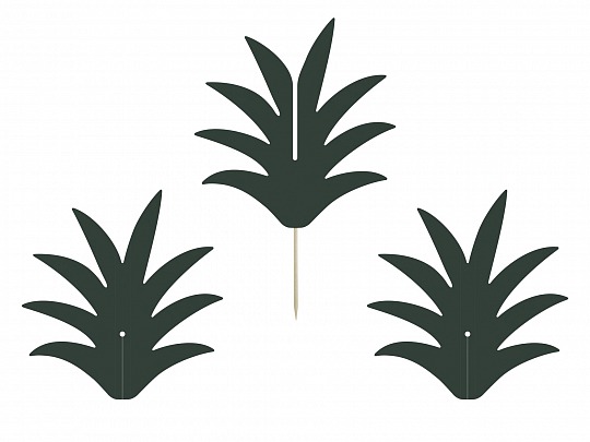 Zápich - Cupcake toppers Aloha - Pineapple (6 ks) - ZP4004