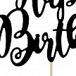 Zápich - Cake topper Happy Birthday (1 ks) - ZP4007
