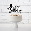 Zápich - Cake topper Happy Birthday (1 ks) - ZP4007