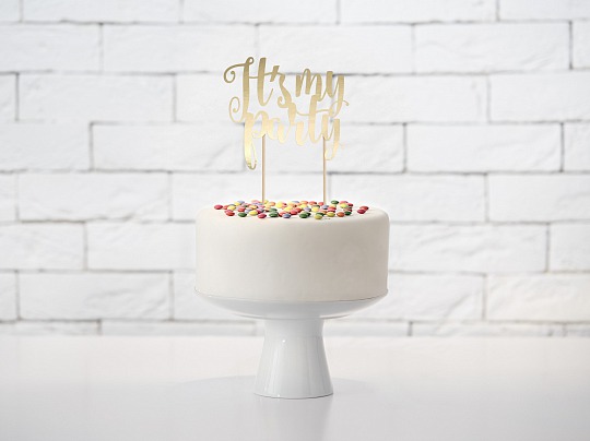 Zápich - Cake topper It's my párty (1 ks) - ZP4009