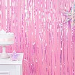 Fotostena - Párty curtain, iridescent (1 ks) - ZV4001