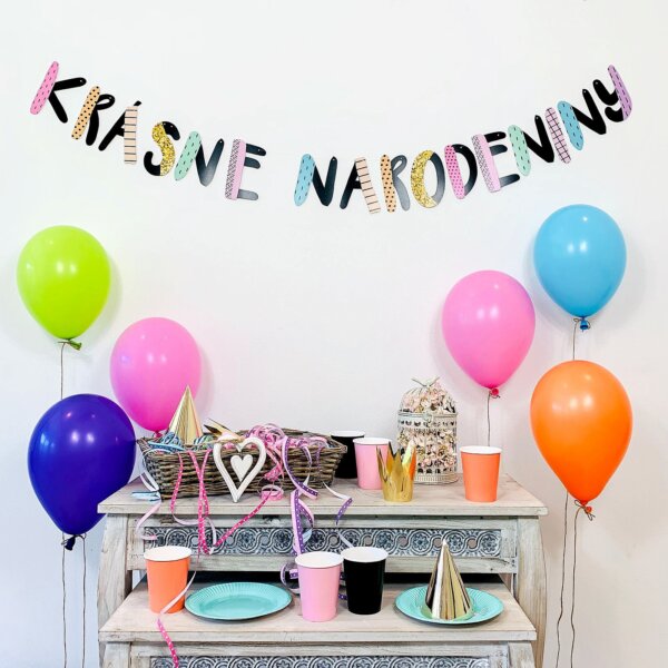 Párty girlanda – Krásne narodeniny – GR5053-01