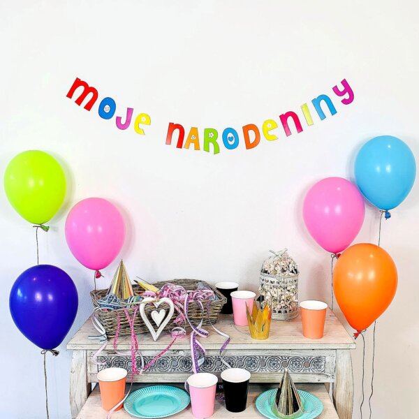 Párty girlanda – Moje narodeniny – GR5057