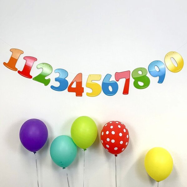 Párty girlanda – Čísla – GR5058