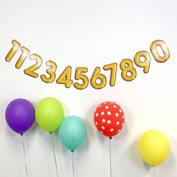 Párty girlanda – Čísla – GR5063