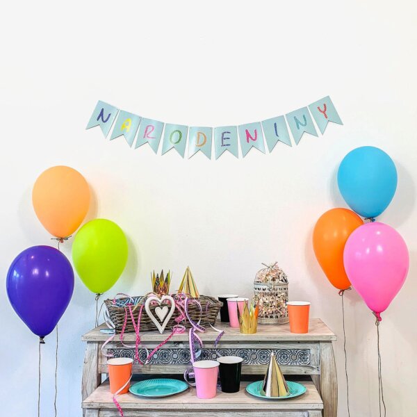 Párty narodeninová girlanda – Narodeniny  – GR5066