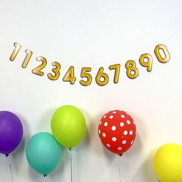 Párty girlanda – Čísla – GR5070