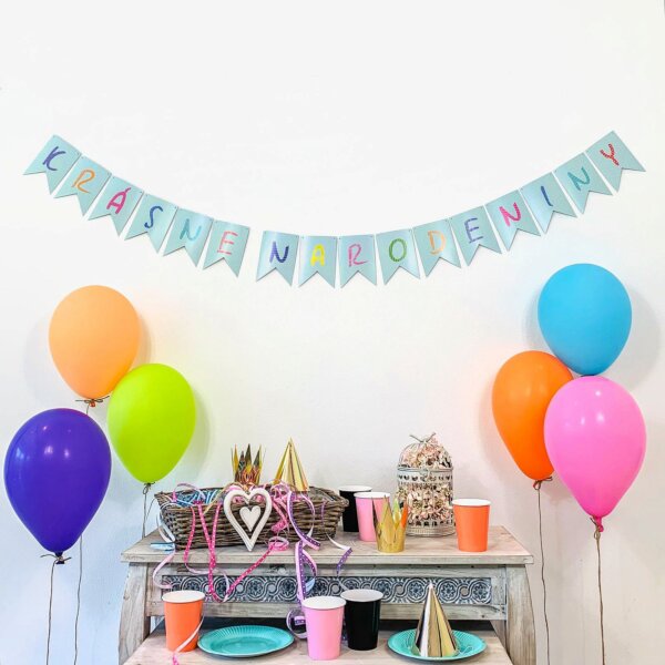 Párty girlanda – Krásne narodeniny – GR5073