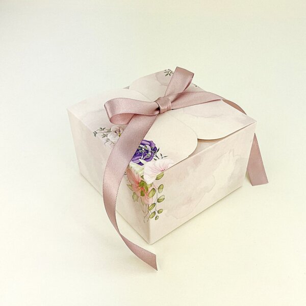 Svadobná krabička na výslužku so stuhou - K34-2202-01