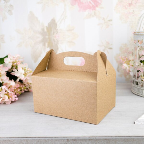 Svadobná kraftová krabička na výslužku - K56-6000-10